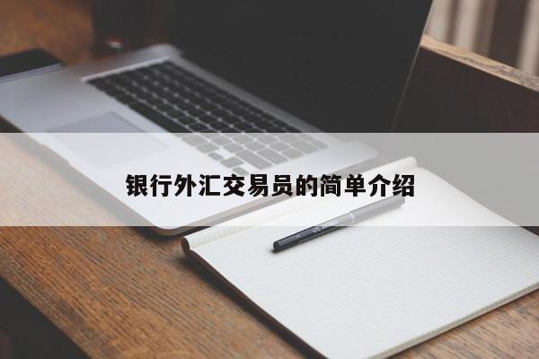 银行外汇交易员的简单介绍