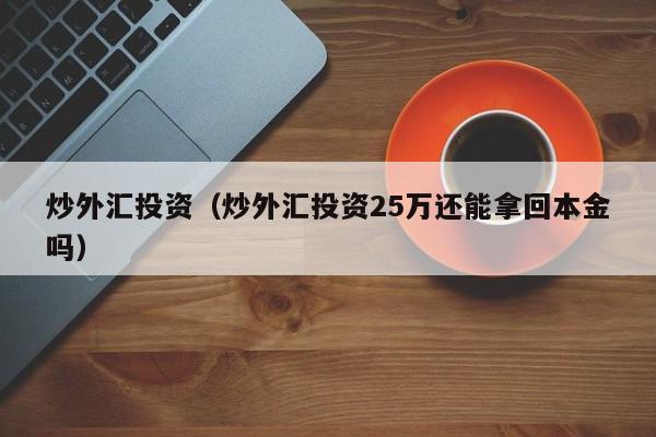 炒外汇投资（炒外汇投资25万还能拿回本金吗）
